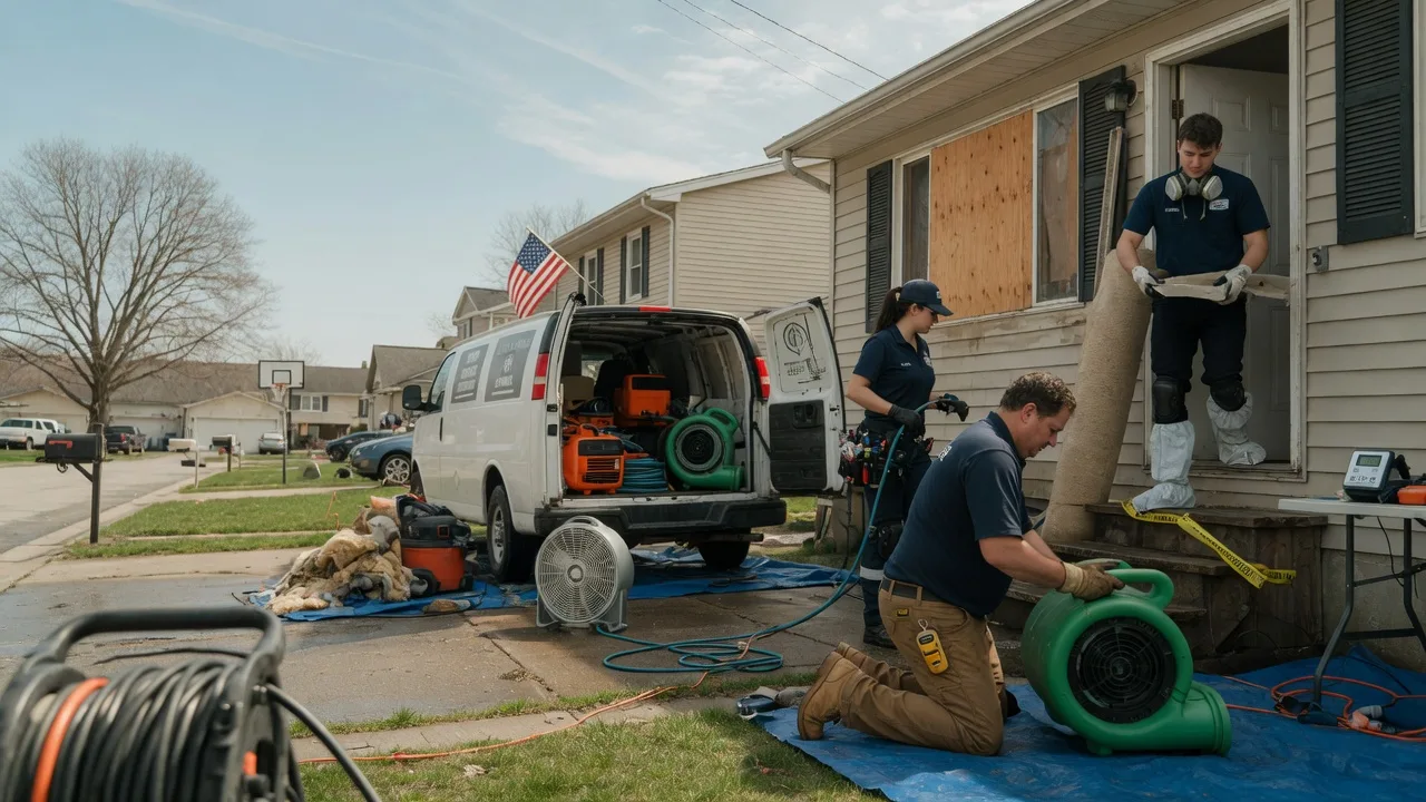 Water Damage Restoration in White, SD near me